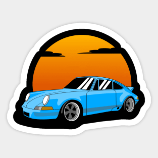 Air Cooled Sunrise Sticker